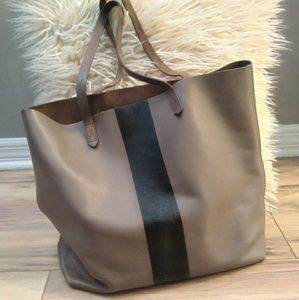 Madewell Striped Transport Tote